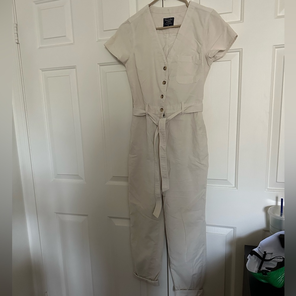 Abercrombie Cream Boilersuit - image 4